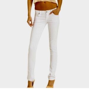 Citizens of humanity‎ Ava low rise straight leg 32 pearl white